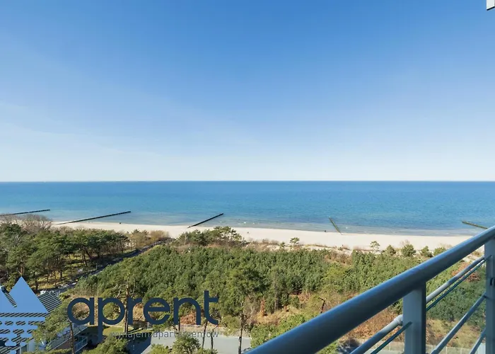 아파트 Golden Wave - Frontowy Widok Na Morze - Aprent
