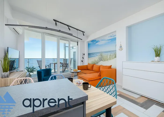 아파트 Golden Wave - Frontowy Widok Na Morze - Aprent *